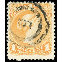 canada stamp 23 queen victoria 1 1869 U F 036