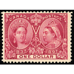 canada stamp 61 queen victoria diamond jubilee 1 1897 M F VFNH 074