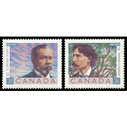 canada stamp 1243 4 canadian poets 1989