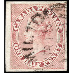 canada stamp 8 queen victoria d 1857 U VF 052