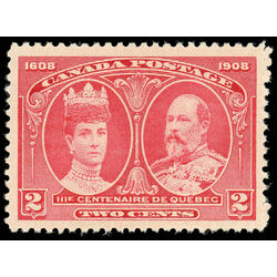 canada stamp 98i king edward vii queen alexandra 2 1908 M VFNH 009