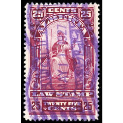 canada revenue stamp al30 law stamps justice seated 25 1910