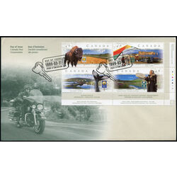 canada stamp 1783a scenic highways 3 1999 FDC LR