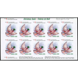 canada stamp christmas seals cs104 christmas seals 2005