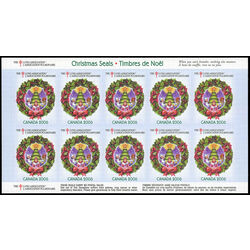 canada stamp christmas seals cs105 christmas seals 2006