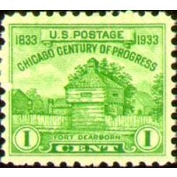 us stamp postage issues 728 fort dearborn 1 1933