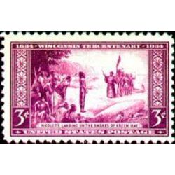 us stamp postage issues 739 nicolet s landing 3 1934