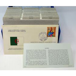 1980 international olympic committee official first day cover collection