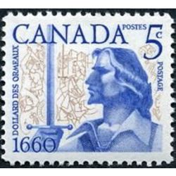 canada stamp 390 dollard des ormeaux 5 1960