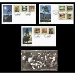 canada stamp 1559 61 env canada day group of seven 4 30 1995 FDC