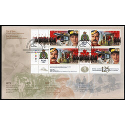 canada stamp 1737a rcmp 125th anniversary 1998 FDC LL