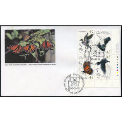 canada stamp 1566a migratory wildlife 1995 FDC LR