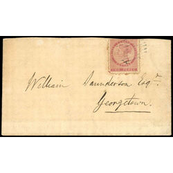 prince edward island stamp 1 queen victoria 2d 1861 U VF 012