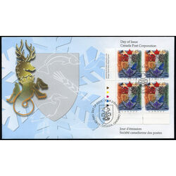 canada stamp 1614 canada s heraldic tradition 45 1996 FDC UL