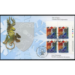 canada stamp 1614 canada s heraldic tradition 45 1996 FDC UR