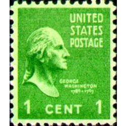 us stamp postage issues 804 george washington 1 1938