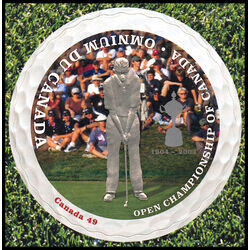 canada stamp 2052 golfer putting on green 49 2004