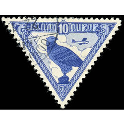 iceland stamp c3 gyrfalcon 1930