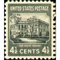 us stamp postage issues 809 white house 4 1938