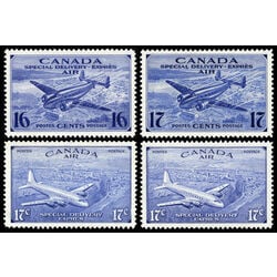 canada stamps air mail special delivery ce1 4