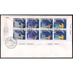canada stamp 893a block canada day 1981 FDC LR