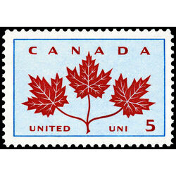 canada stamp 417 maple leaves 5 1964