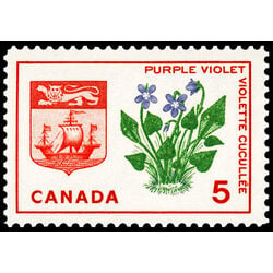 canada stamp 421 new brunswick purple violet 5 1965