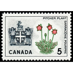 canada stamp 427 newfoundland pitcher plant 5 1966
