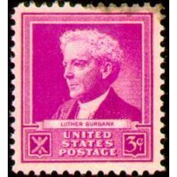 us stamp postage issues 876 luther burbank 5 1940