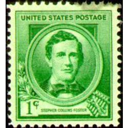 us stamp postage issues 879 stephen foster 1 1940