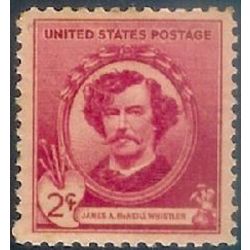 us stamp postage issues 885 james mcneill whistler 2 1940