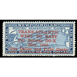 newfoundland stamp c12 historic transatlantic flights 1932 M VFNH 022