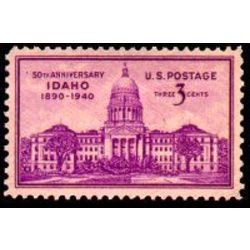 us stamp postage issues 896 idaho capitol 3 1940