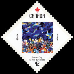 canada stamp 1428 alberta 42 1992