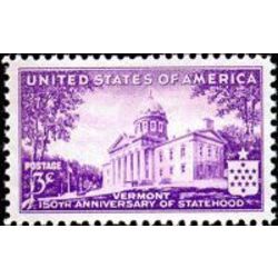 us stamp postage issues 903 vermont capitol 3 1941