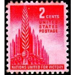 us stamp postage issues 907 nations united 2 1943