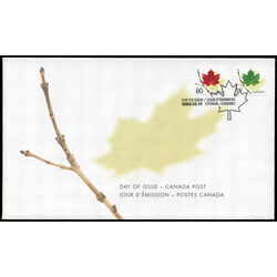 canada stamp 2009 10 fdc maple leaf 2003