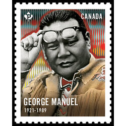 canada stamp 3383c george manuel 2023