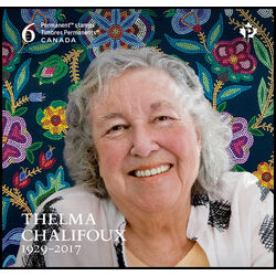 canada stamp 3384a thelma chalifoux 2023