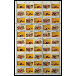 canada stamp 575aii subarctic indians 1975 M PANE BL