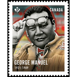 canada stamp 3386i george manuel 2023