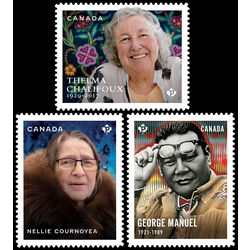 canada stamp 3384i 6i indigenous leaders 2023