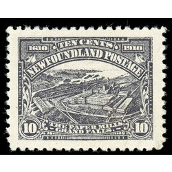 newfoundland stamp 95 paper mills 10 1910 M VF 005