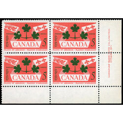canada stamp 388 national emblems 5 1959 PB LR 1