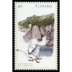 canada stamp 1321 south nahanni river nt 40 1991