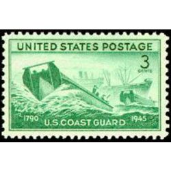 us stamp postage issues 936 coast guard 3 1945