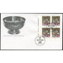 canada stamp 1460 stanley cup 43 1993 FDC LL