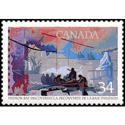 canada stamp 1107 henry hudson 34 1986