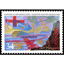 canada stamp 1127 radisson and des groseilliers 34 1987