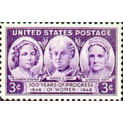 us stamp postage issues 959 progress of women 3 1948